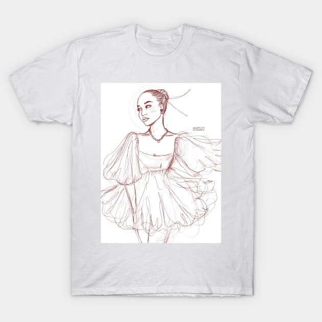 Sketch fanart T-Shirt by Aychuhappy 